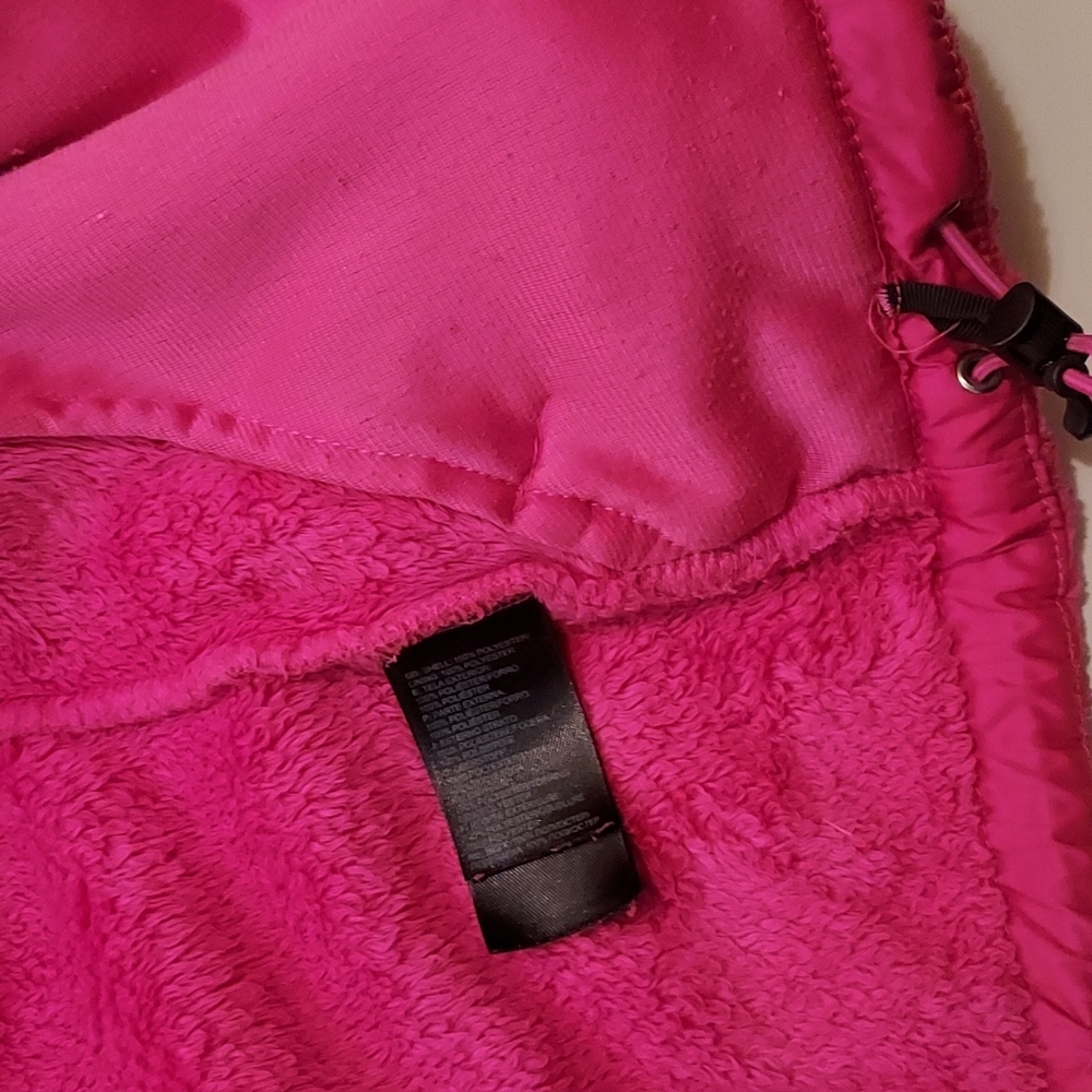 The North Face Hooded Fleece Jacket Small - Hot Pink - Picture 7 of 7